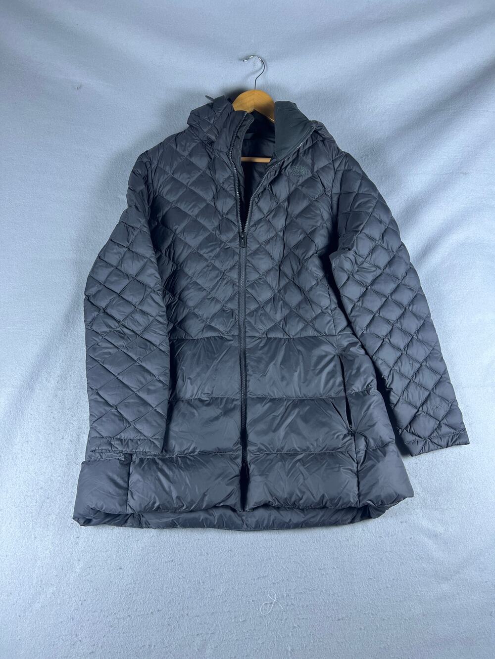 The North Face Tyndall Down Coat Womens XL Black 550 Fill Insulated Warm Parka